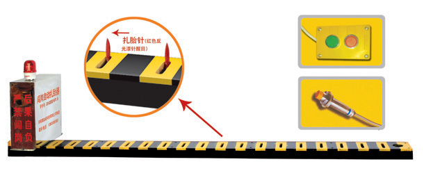 青县V3嵌入式闯岗自动扎胎器/阻车器